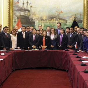 Congresista Lourdes Alcorta participa en la instalación de la Comisión Permanente. 