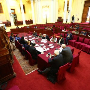 Congresista Lourdes Alcorta participa en la Comisión de Relaciones Exteriores  que aprueba el acuerdo entre el Gobierno de la República del Perú y el Gobierno de Australia relativo a servicios aéreos.
