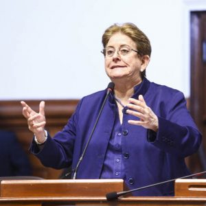 Congresista Lourdes Alcorta interviene en la sesión de Pleno 
