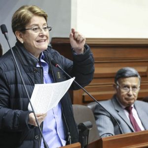 Congresista Lourdes Alcorta interviene en la sesión de Pleno 