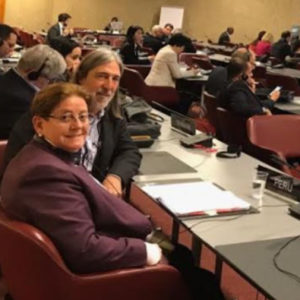 Junto al Senador Chileno Pablo Letelier